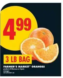 No Frills FARMER’S MARKET ORANGES offer