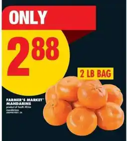 No Frills FARMER'S MARKET MANDARINS offer