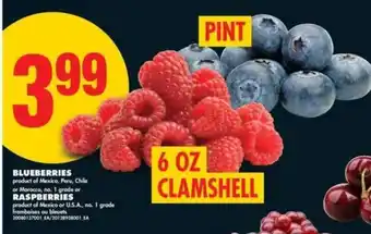 No Frills BLUEBERRIES OR RASPBERRIES offer