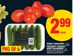 No Frills FARMER'S MARKET MINI CUCUMBERS offer