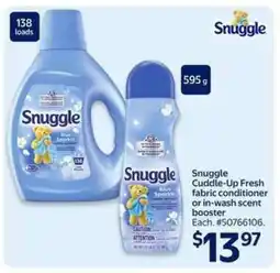 Walmart Snuggle Cuddle-Up Fresh offer