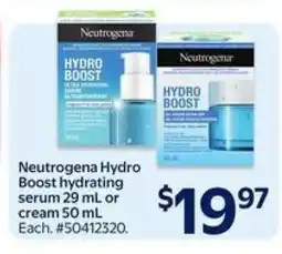 Walmart NEUTROGENA HYDRO BOOST offer