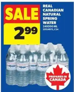 Real Canadian Superstore REAL CANADIAN NATURAL SPRING WATER offer