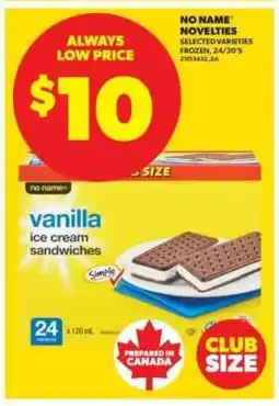 Real Canadian Superstore NO NAME NOVELTIES offer