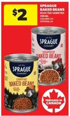 Real Canadian Superstore Sprague Baked Beans offer