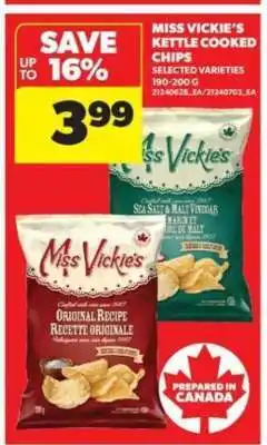 Real Canadian Superstore Miss Vickie's Kettle Cooked Chips offer