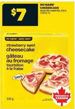 Real Canadian Superstore No Name Cheesecake offer
