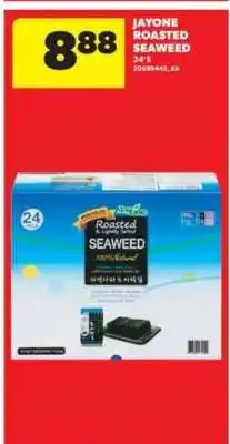 Real Canadian Superstore JAYONE ROASTED SEAWEED offer