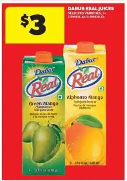 Real Canadian Superstore Dabur Real Juices offer