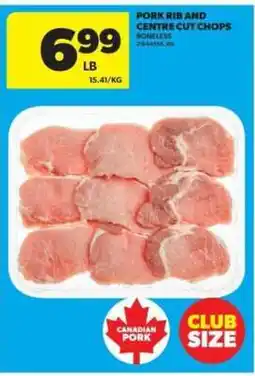 Real Canadian Superstore Pork Rib and Centre Cut Chops Boneless offer