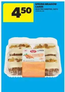 Real Canadian Superstore Spring Meadow Cakes offer