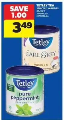 Real Canadian Superstore TETLEY TEA offer