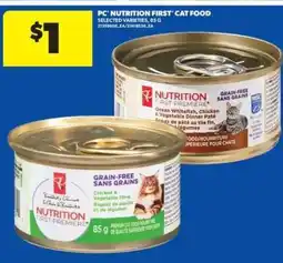 Real Canadian Superstore PC Nutrition First Cat Food offer