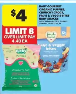 Real Canadian Superstore Baby Gourmet Snacks offer