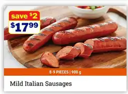 M & M Food Market Mild Italian Sausages offer