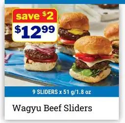 M & M Food Market Wagyu Beef Sliders offer