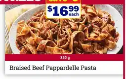 M & M Food Market Braised Beef Pappardelle Pasta offer