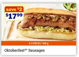M & M Food Market Oktoberfest † Sausages offer