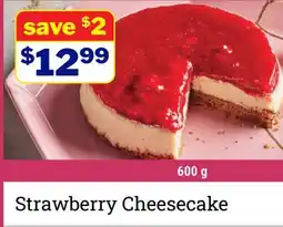 M & M Food Market Strawberry Cheesecake offer