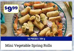 M & M Food Market Mini Vegetable Spring Rolls offer