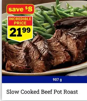 M & M Food Market Slow Cooked Beef Pot Roast offer