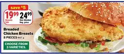 M & M Food Market Crispy Breaded Chicken Breasts offer