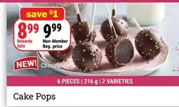 M & M Food Market Chocolate Cake Pops offer