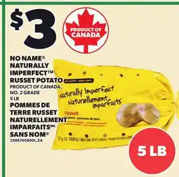 Independent City Market NO NAME NATURALLY IMPERFECT RUSSET POTATO 5 LB offer