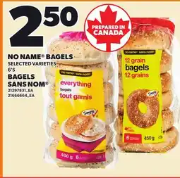 Independent City Market NO NAME BAGELS 6'S offer
