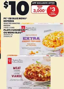 Independent City Market PC OR BLUE MENU ENTRÉES, 770 G-1.13 KG offer