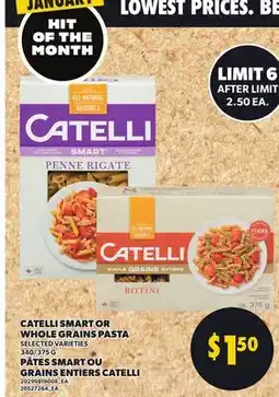 Independent City Market CATELLI SMART OR WHOLE GRAINS PASTA, 340/375 G offer