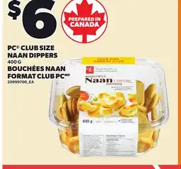 Independent City Market PC CLUB SIZE NAAN DIPPERS 400 G offer