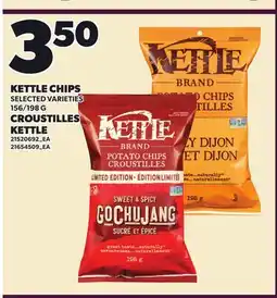 Independent City Market KETTLE CHIPS 156/198 G offer