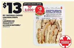 Independent City Market PC NATURAL CHOICE CHICKEN STRIPS 375 G offer