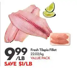 Longo's Fresh Tilapia Fillet offer