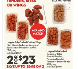 Longo's Longo's Fully Cooked Chicken Wings offer