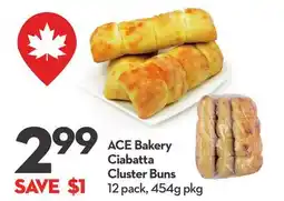 Longo's ACE Bakery Ciabatta Cluster Buns offer