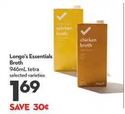 Longo's Longo's Essentials Broth offer