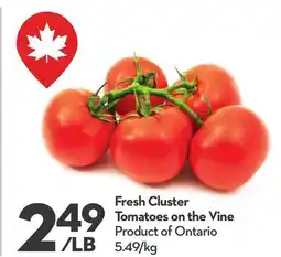 Longo's Fresh Cluster Tomatoes on the Vine offer