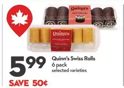 Longo's Quinn's Swiss Rolls offer