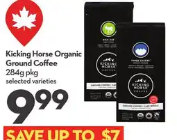 Longo's Kicking Horse Organic Ground Coffee offer