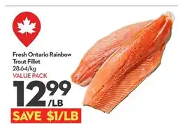 Longo's Fresh Ontario Rainbow Trout Fillet offer