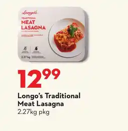 Longo's Longo's Traditional Meat Lasagna offer