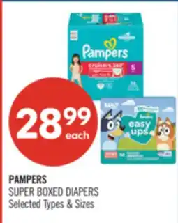 Shoppers Drug Mart PAMPERS SUPER BOXED DIAPERS offer
