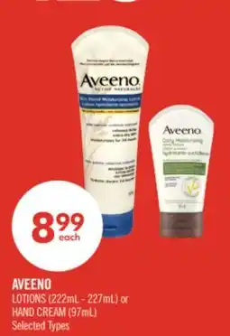 Shoppers Drug Mart AVEENO LOTIONS (222mL - 227mL) or HAND CREAM (97mL) offer