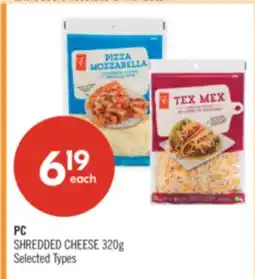 Shoppers Drug Mart PC SHREDDED CHEESE offer