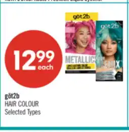 Shoppers Drug Mart göt2b HAIR COLOUR offer