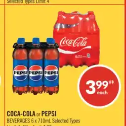 Shoppers Drug Mart COCA-COLA or PEPSI BEVERAGES offer
