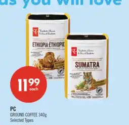 Shoppers Drug Mart PC GROUND COFFEE offer