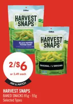 Shoppers Drug Mart HARVEST SNAPS BAKED SNACKS offer